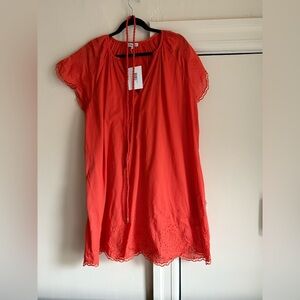 NWT Red Lace Trim Women's Dress